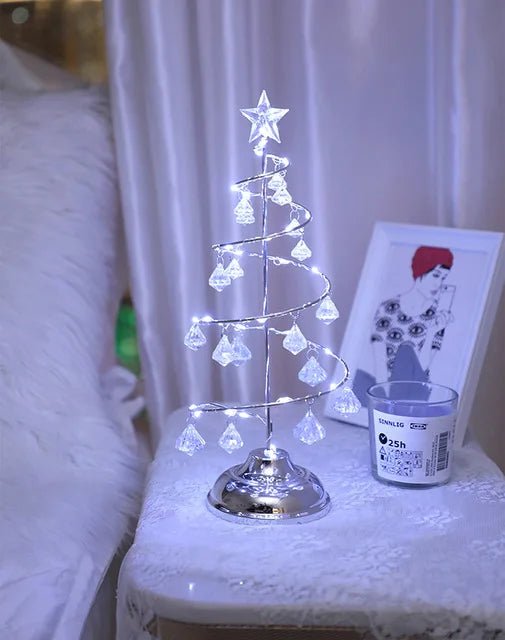 Christmas Tree Lamp | Battery - Powered Table Decor - Lumos Glows200000795:29white