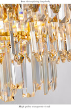 Eliana Oval Crystal Chandelier - Unique Three - Tiered Lighting - Lumos Glows200000531:175L95 W35 H36cm
