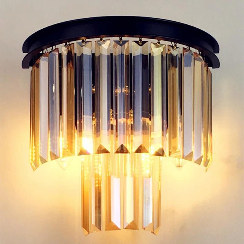 Elizabeth Crystal Chandelier: Timeless Glamour, Modern Style - Lumos Glows136:200003939Neutral light Wall lamp A