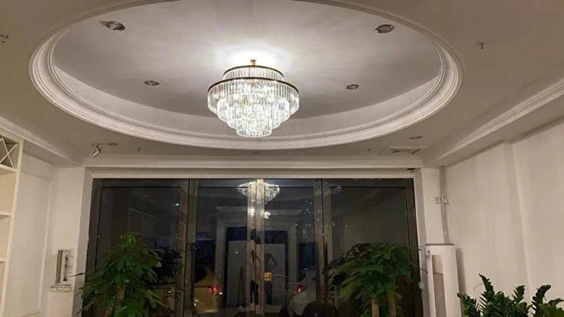 Elizabeth Crystal Chandelier: Timeless Glamour, Modern Style - Lumos Glows136:2000025723 colors changeable Wall lamp B