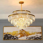 Elizabeth Crystal Chandelier: Timeless Glamour, Modern Style - Lumos Glows136:2000025723 colors changeable Wall lamp B