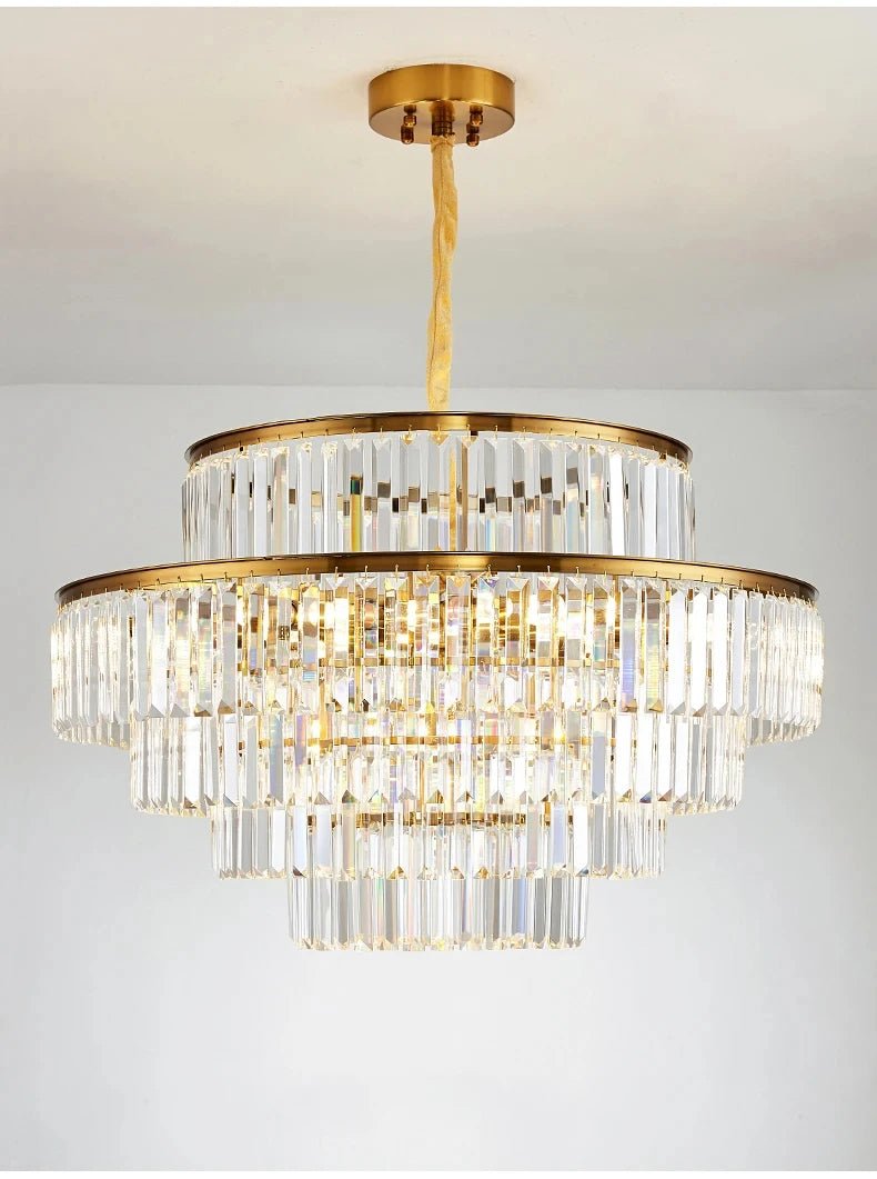 Elizabeth Crystal Chandelier: Timeless Glamour, Modern Style - Lumos Glows136:2000025723 colors changeable Wall lamp B