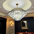 Elizabeth Crystal Chandelier: Timeless Glamour, Modern Style - Lumos Glows136:2000025723 colors changeable Wall lamp B
