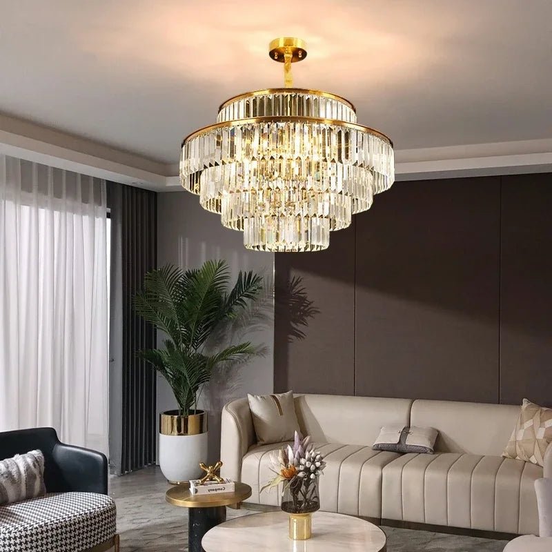 Elizabeth Crystal Chandelier: Timeless Glamour, Modern Style - Lumos Glows136:2000025723 colors changeable Wall lamp B