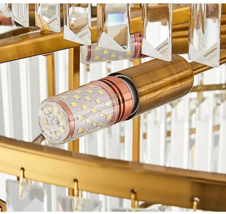 Elizabeth Crystal Chandelier: Timeless Glamour, Modern Style - Lumos Glows136:2000025723 colors changeable Wall lamp B