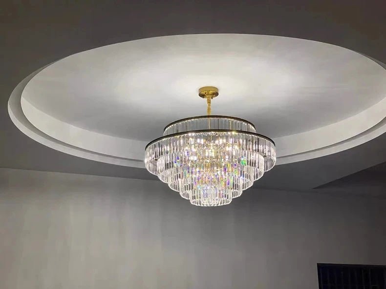 Elizabeth Crystal Chandelier: Timeless Glamour, Modern Style - Lumos Glows136:2000025723 colors changeable Wall lamp B