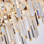 Logan Modern Stainless Steel Tiered Crystal Chandelier - Lumos Glows136:200003938White light;200000531:365458D80cm