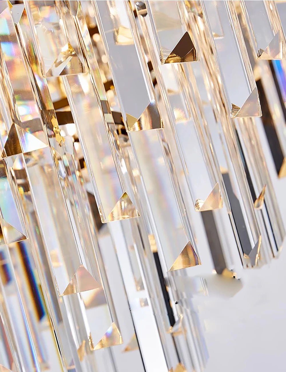 Logan Modern Stainless Steel Tiered Crystal Chandelier - Lumos Glows136:200003938White light;200000531:365458D80cm