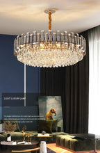 Luis Rounded Two - Tier Crystal Cut Edge Chandelier - Lumos Glows136:200003939warm light(3000k) 80cm ceiling Double
