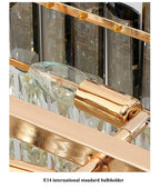 Luis Rounded Two - Tier Crystal Cut Edge Chandelier - Lumos Glows136:200003939warm light(3000k) 80cm ceiling Double