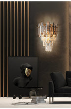 Luis Rounded Two - Tier Crystal Cut Edge Chandelier - Lumos Glows136:200003939warm light(3000k) 80cm ceiling Double