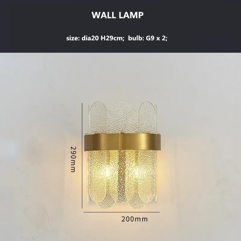 Patina Gold & Rounded Glass Ring Chandelier - Lumos Glows200000531:200000195white W20 H29cm