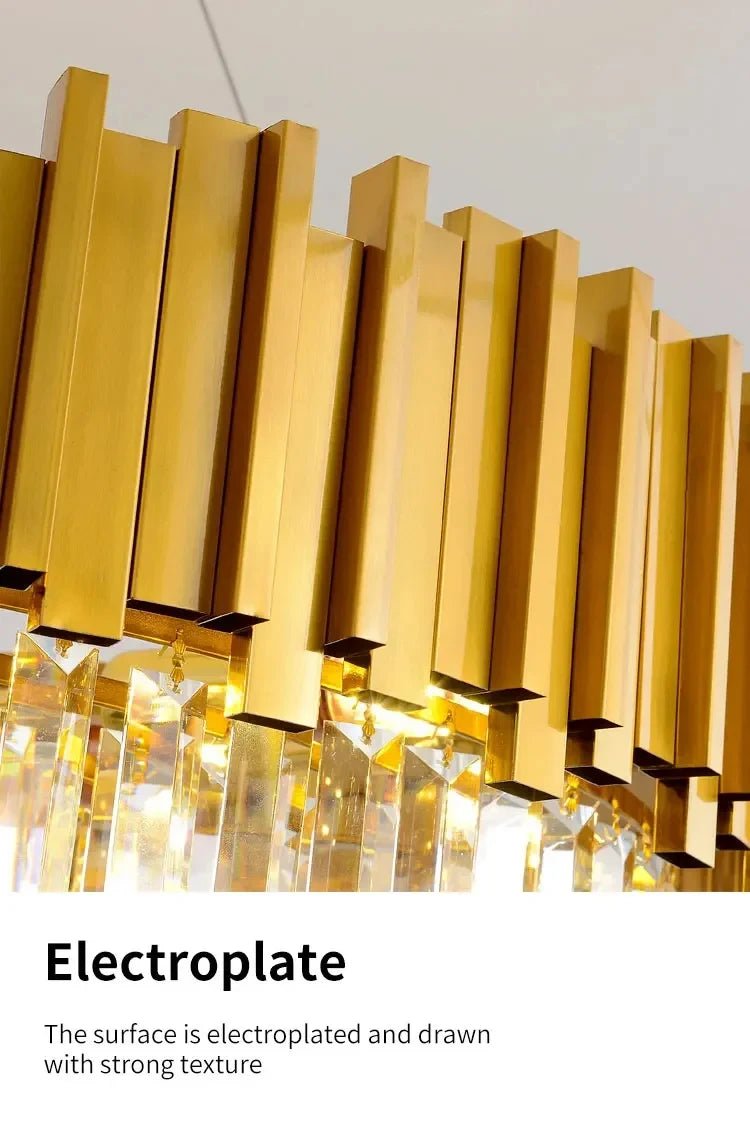 Rylee Gold Edged Crystal And Copper Ring Chandelier - Lumos Glows136:200003939Neutral light;200000795:367Ceiling 30CM