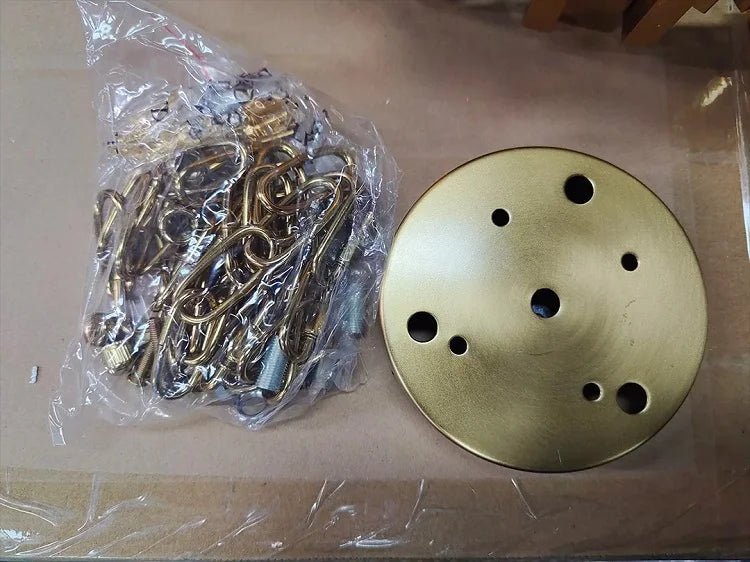 Rylee Gold Edged Crystal And Copper Ring Chandelier - Lumos Glows136:200003939Neutral light;200000795:367Ceiling 30CM