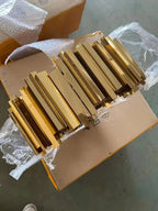 Rylee Gold Edged Crystal And Copper Ring Chandelier - Lumos Glows136:200003939Neutral light;200000795:367Ceiling 30CM