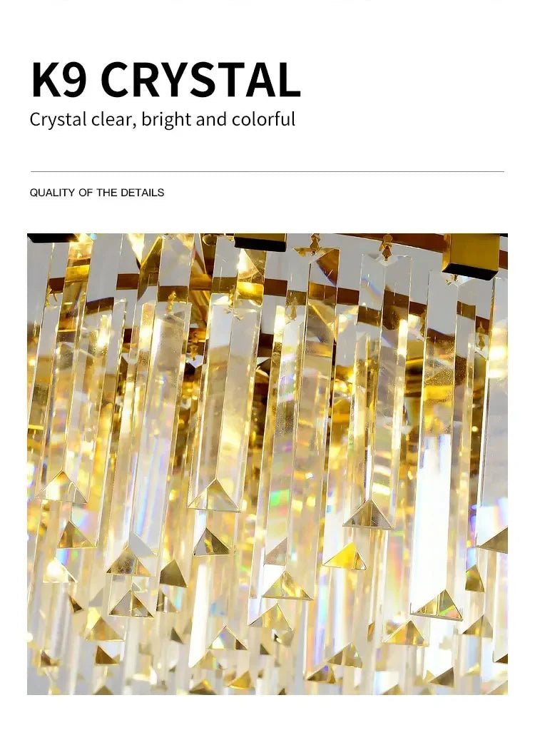 Rylee Gold Edged Crystal And Copper Ring Chandelier - Lumos Glows136:200003939Neutral light;200000795:367Ceiling 30CM