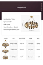 Zoey Crystal & Copper Bar Chandelier - Modern Flush Mount Light - Lumos Glows136:2000061533 Colors 130cm-Long