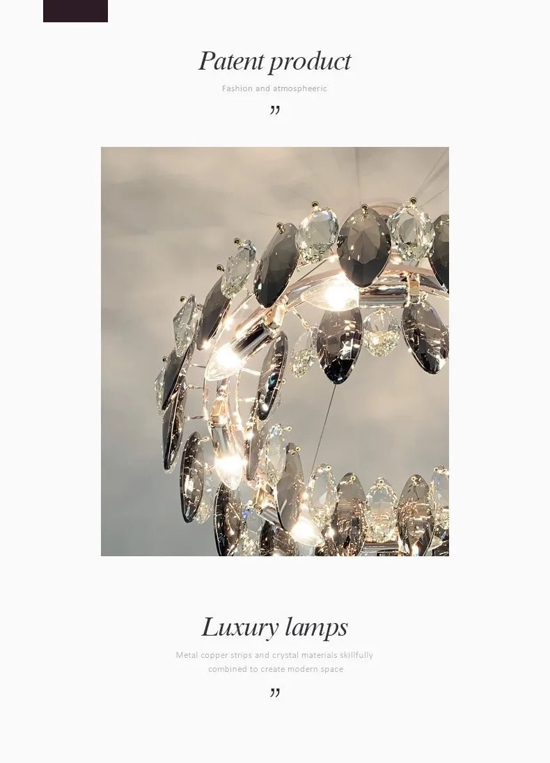 Zoey Crystal & Copper Bar Chandelier - Modern Flush Mount Light - Lumos Glows136:2000061533 Colors 130cm-Long