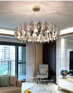Zoey Crystal & Copper Bar Chandelier - Modern Flush Mount Light - Lumos Glows136:2000061533 Colors 130cm-Long